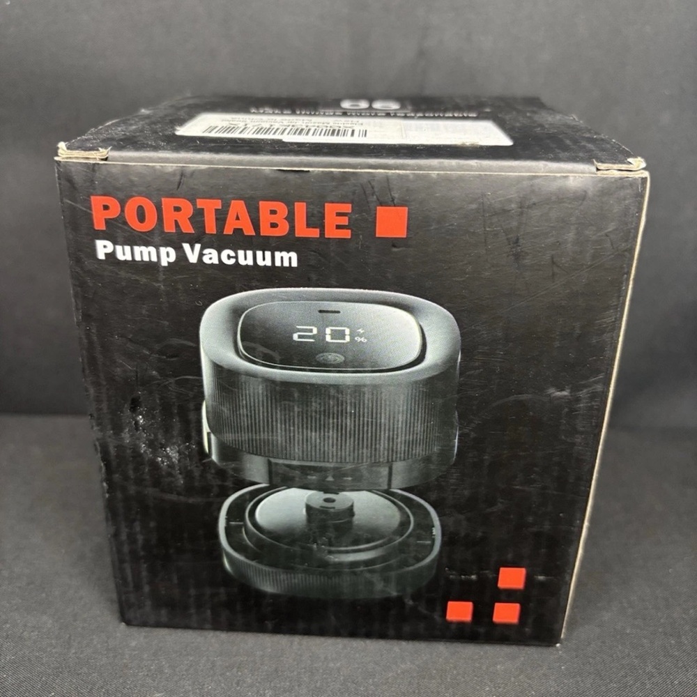 Portable Pump Vacuum - Black